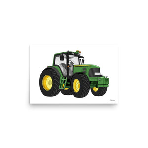 Furrow & Fields Poster John Deere 6930 Premium | Poster Quality Farmers Merch