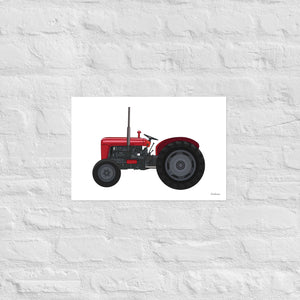 Furrow & Fields Poster Massey 35 | Poster Quality Farmers Merch