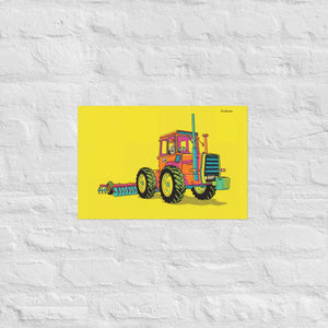 Furrow & Fields Poster Massey Ferguson 1200 Pop Art | Poster Quality Farmers Merch