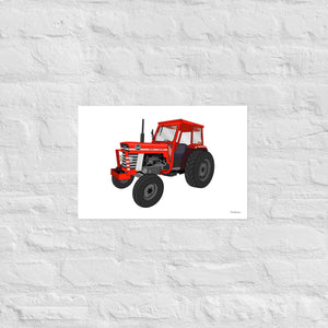 Furrow & Fields Poster Massey Ferguson 168 | Poster Quality Farmers Merch