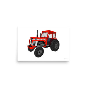 Furrow & Fields Poster Massey Ferguson 168 | Poster Quality Farmers Merch
