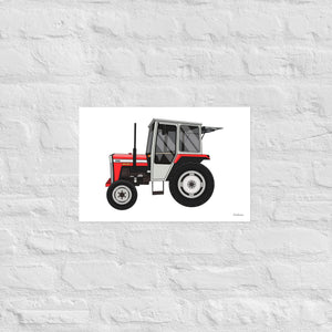 Furrow & Fields Poster Massey Ferguson 240 | Poster Quality Farmers Merch