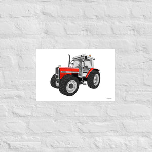 Furrow & Fields Poster Massey Ferguson 3085 | Poster Quality Farmers Merch