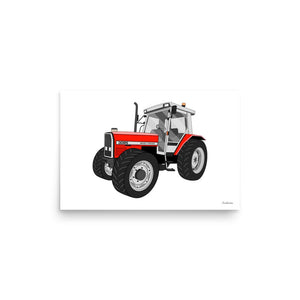 Furrow & Fields Poster Massey Ferguson 3085 | Poster Quality Farmers Merch