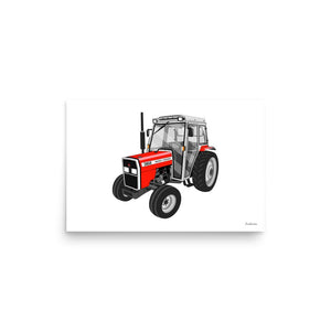 Furrow & Fields Poster Massey Ferguson 362 | Poster Quality Farmers Merch