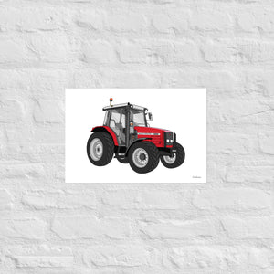Furrow & Fields Poster Massey Ferguson 4355 | Poster Quality Farmers Merch