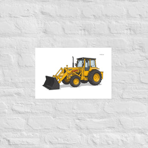 Furrow & Fields Poster Massey Ferguson 50E | Poster Quality Farmers Merch