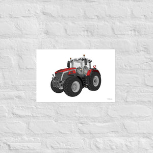 Furrow & Fields Poster Massey Ferguson 9X | Poster Quality Farmers Merch