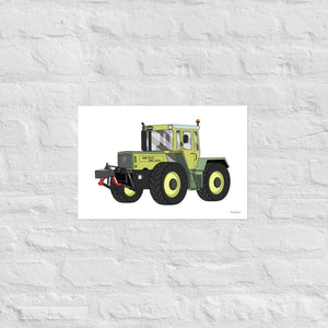 Furrow & Fields Poster MB Trac 1300 | Poster Quality Farmers Merch