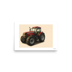 Furrow & Fields Poster McCormick MTX 150 Signature Edition Oil Painting | Poster Quality Farmers Merch