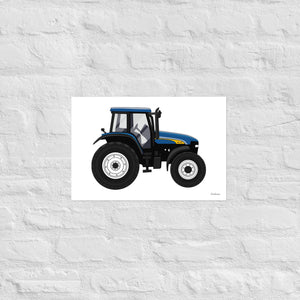 Furrow & Fields Poster New Holland TM 155 | Poster Quality Farmers Merch