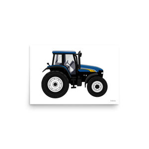 Furrow & Fields Poster New Holland TM 155 | Poster Quality Farmers Merch