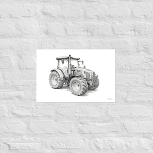 Furrow & Fields Poster SAME Explorer 105 (Stage V) Pencil Sketch | Poster Quality Farmers Merch