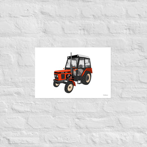 Furrow & Fields Poster Zetor 5211 | Poster Quality Farmers Merch
