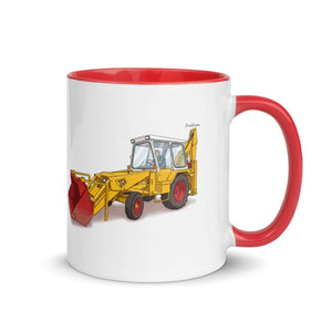 Furrow & Fields Red / 11 oz JCB 3C II | Mug with Color Inside Quality Farmers Merch