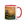 Furrow & Fields Red / 11 oz JCB 3CX Sitemaster Plus Splash Art | Mug with Color Inside Quality Farmers Merch