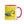 Furrow & Fields Red / 11 oz JCB 4D II Pop Art | Mug with Color Inside Quality Farmers Merch