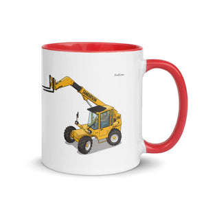 Furrow & Fields Red / 11 oz Sanderson 726 Teleporter | Mug with Color Inside Quality Farmers Merch