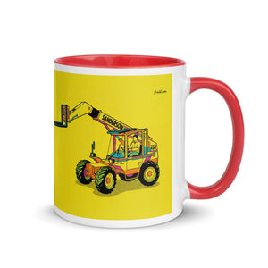 Furrow & Fields Red / 11 oz Sanderson 726 Teleporter Pop Art | Mug with Color Inside Quality Farmers Merch