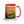 Furrow & Fields Red JCB 3C II Splash Art | 15 oz Mug with Color Inside Quality Farmers Merch