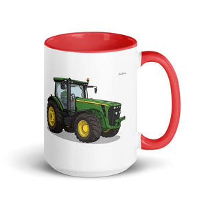 Furrow & Fields Red John Deere 8345R | 15 oz Mug with Color Inside Quality Farmers Merch