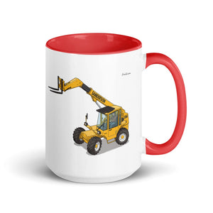 Furrow & Fields Red Sanderson 726 Teleporter | 15 oz Mug with Color Inside Quality Farmers Merch