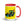 Furrow & Fields Red Terex 860 Elite Pop Art | 15 oz Mug with Color Inside Quality Farmers Merch