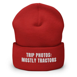 Furrow & Fields Red Trip Photos: Mostly Tractors | Cuffed Beanie Quality Farmers Merch