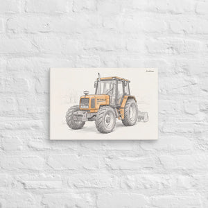Furrow & Fields Renault 106-54 TL Pencil Sketch | Canvas Quality Farmers Merch