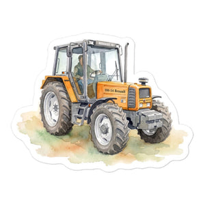 Furrow & Fields Renault 106-54 TL Watercolor | Bubble-free stickers Quality Farmers Merch