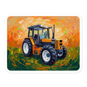 Furrow & Fields Renault 145.14 TX Splash Art | Bubble-free stickers Quality Farmers Merch