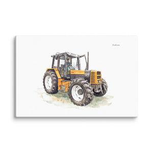 Furrow & Fields Renault 145.14 TX Watercolor | Canvas Quality Farmers Merch