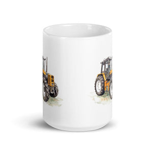 Furrow & Fields Renault 145.14 TX Watercolor | White Glossy Mug Quality Farmers Merch