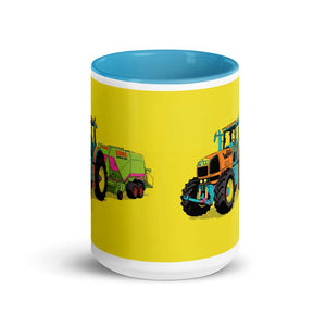 Furrow & Fields Renault Atles 926 RZ Pop Art | 15 oz Mug with Color Inside Quality Farmers Merch