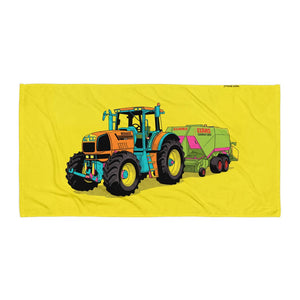 Furrow & Fields Renault Atles 926 RZ Pop Art | Beach Towel Quality Farmers Merch