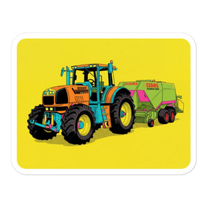 Furrow & Fields Renault Atles 926 RZ Pop Art | Bubble-free stickers Quality Farmers Merch