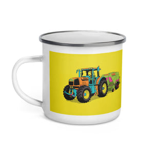 Furrow & Fields Renault Atles 926 RZ Pop Art | Enamel Mug Quality Farmers Merch