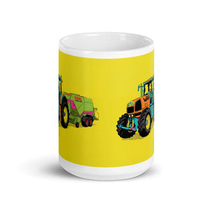 Furrow & Fields Renault Atles 926 RZ Pop Art | White Glossy Mug Quality Farmers Merch