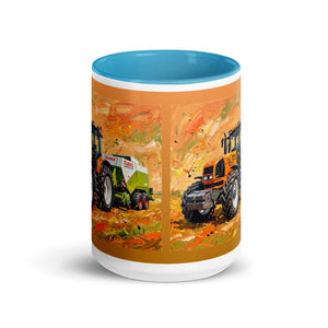Furrow & Fields Renault Atles 926 RZ Splash Art | 15 oz Mug with Color Inside Quality Farmers Merch