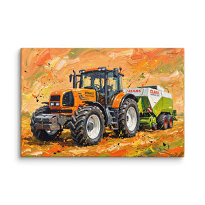 Furrow & Fields Renault Atles 926 RZ Splash Art | Canvas Quality Farmers Merch