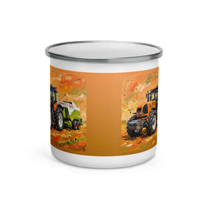 Furrow & Fields Renault Atles 926 RZ Splash Art | Enamel Mug Quality Farmers Merch