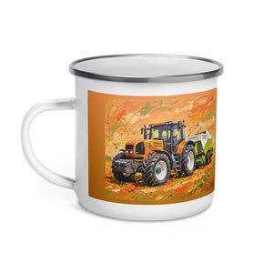 Furrow & Fields Renault Atles 926 RZ Splash Art | Enamel Mug Quality Farmers Merch