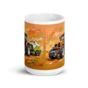 Furrow & Fields Renault Atles 926 RZ Splash Art | White Glossy Mug Quality Farmers Merch