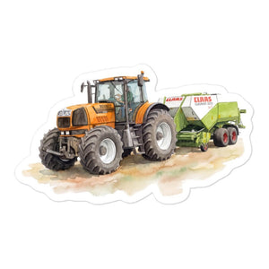 Furrow & Fields Renault Atles 926 RZ Watercolor | Bubble-free stickers Quality Farmers Merch