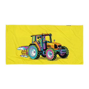 Furrow & Fields Renault Ceres 340X Pop Art | Beach Towel Quality Farmers Merch