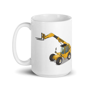 Furrow & Fields Sanderson 726 Teleporter Illustration | White Glossy Mug Quality Farmers Merch