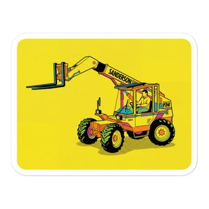 Furrow & Fields Sanderson 726 Teleporter Pop Art | Bubble-free stickers Quality Farmers Merch