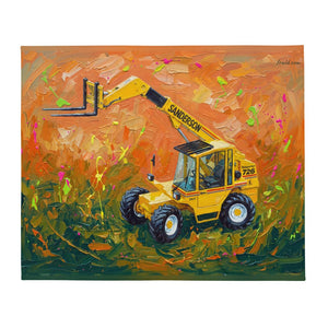 Furrow & Fields Sanderson 726 Teleporter Splash Art | Throw Blanket Quality Farmers Merch