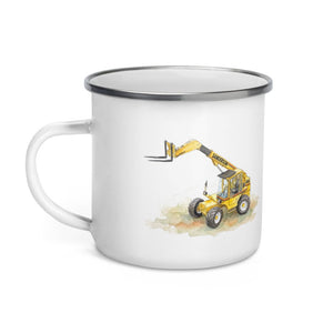 Furrow & Fields Sanderson 726 Teleporter Watercolor | Enamel Mug Quality Farmers Merch