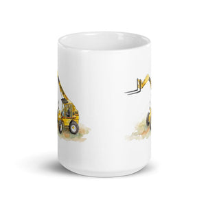Furrow & Fields Sanderson 726 Teleporter Watercolor | White Glossy Mug Quality Farmers Merch